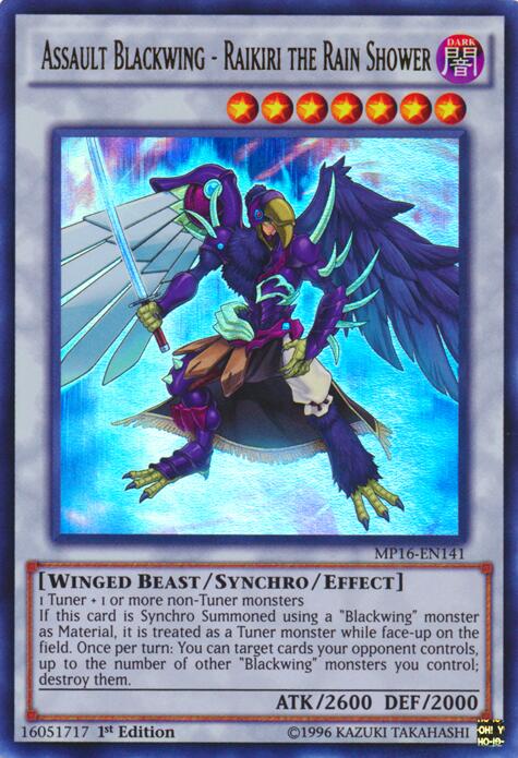 Assault Blackwing - Raikiri the Rain Shower