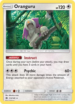 Oranguru - 113/149 (SM Base Set)