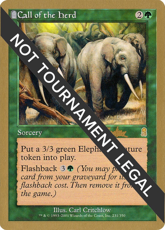 Call of the Herd - 2002 Brian Kibler (ODY)