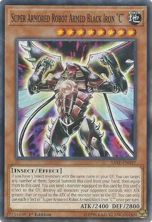 Super Armored Robot Armed Black Iron "C"