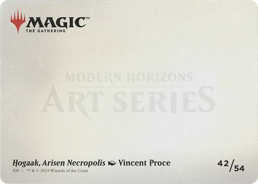 Hogaak, Arisen Necropolis (Art Series) (Back)