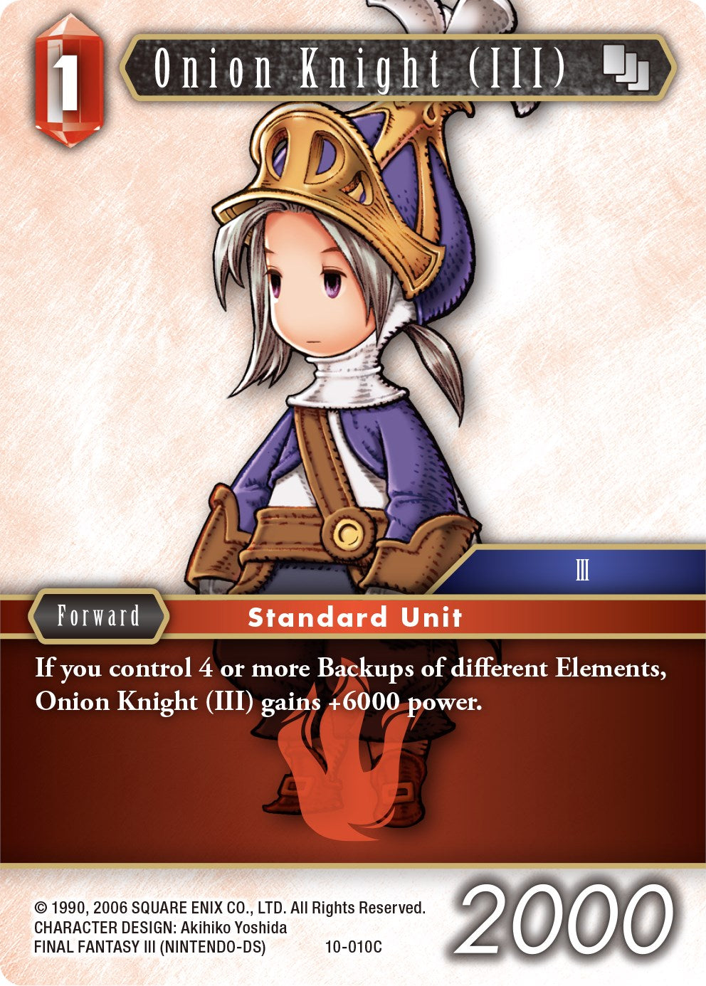 Onion Knight (III) - 10-010C (Luneth)