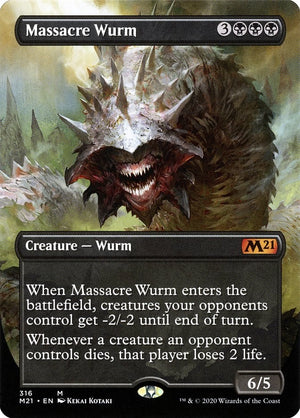 Massacre Wurm (Alternate Art)