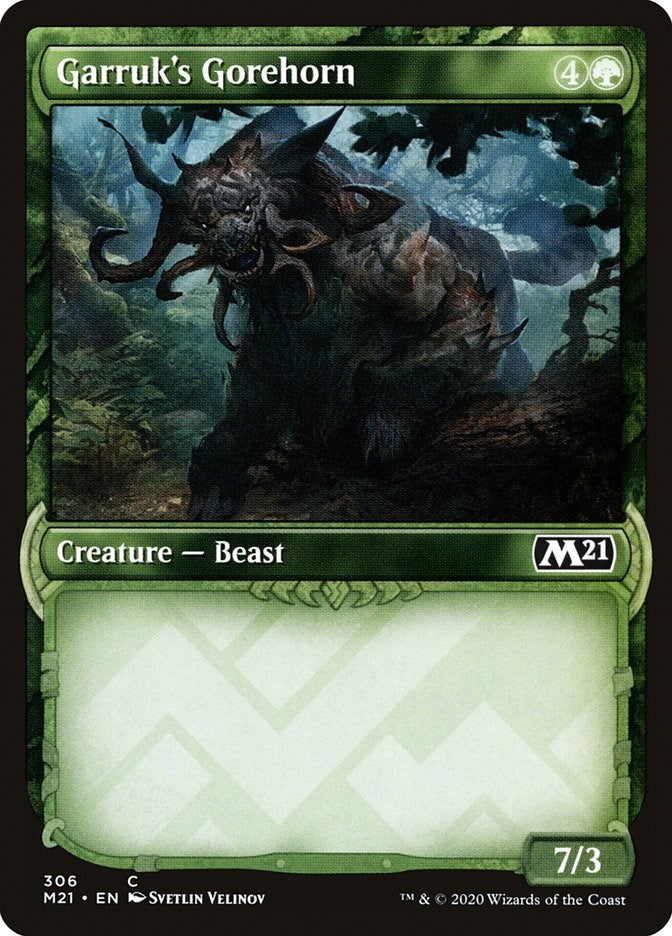 Garruk's Gorehorn (Showcase)