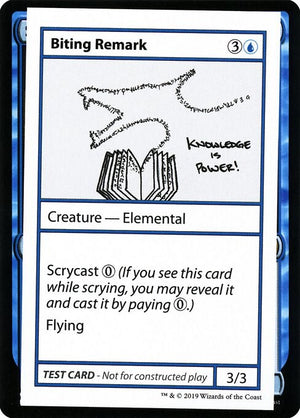 Biting Remark (No PW Symbol)