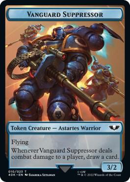Soldier (004) // Vanguard Suppressor Double-Sided Token (Back)