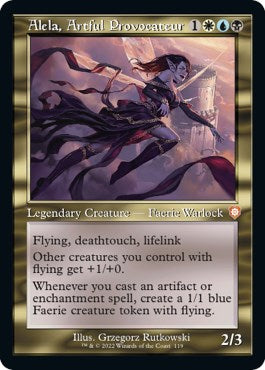 Alela, Artful Provocateur (Retro Frame)