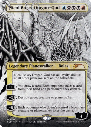 Nicol Bolas, Dragon-God (Borderless)