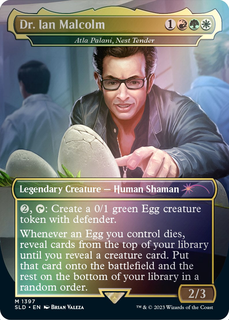 Dr. Ian Malcolm - Atla Palani, Nest Tender (Rainbow Foil)