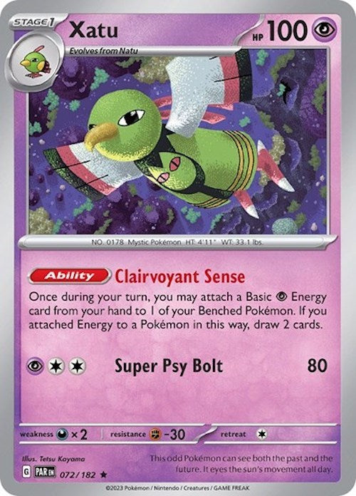 Xatu - 072/182 (Non-Holo)