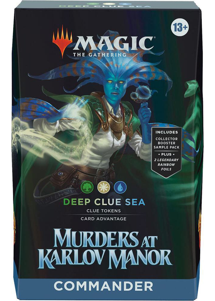 MTG Murders at Karlov Manor Commander Deck Deadly Deep Clue Sea