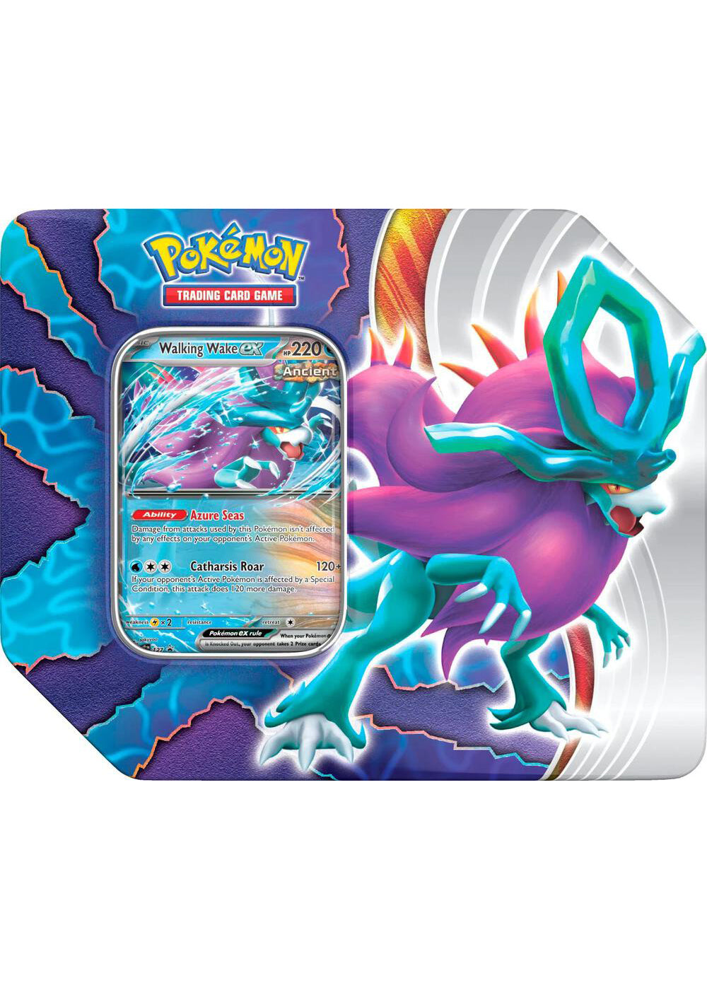Pokémon TCG Paradox Clash Walking Wake ex Tin
