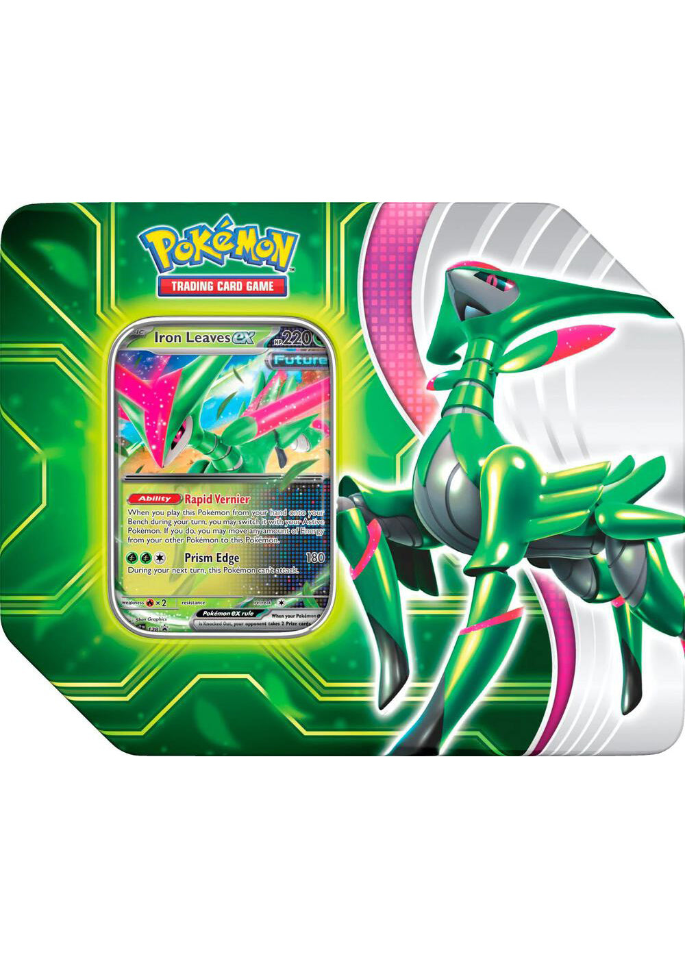 Pokémon TCG Paradox Clash Iron Leaves ex Tin