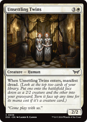Unsettling Twins
