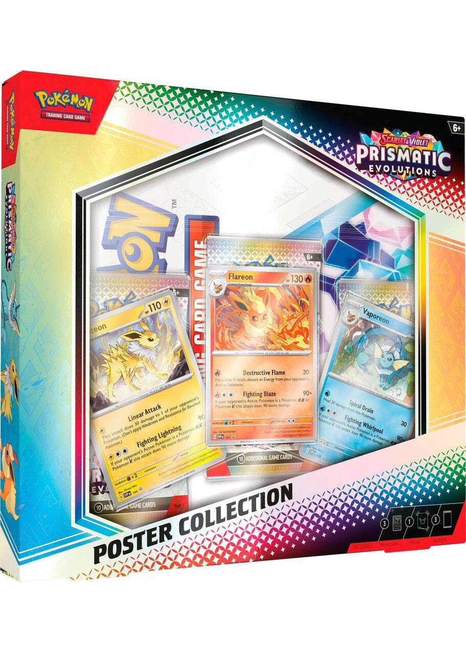 Pokémon TCG Scarlet & Violet Prismatic Evolution Poster Collection