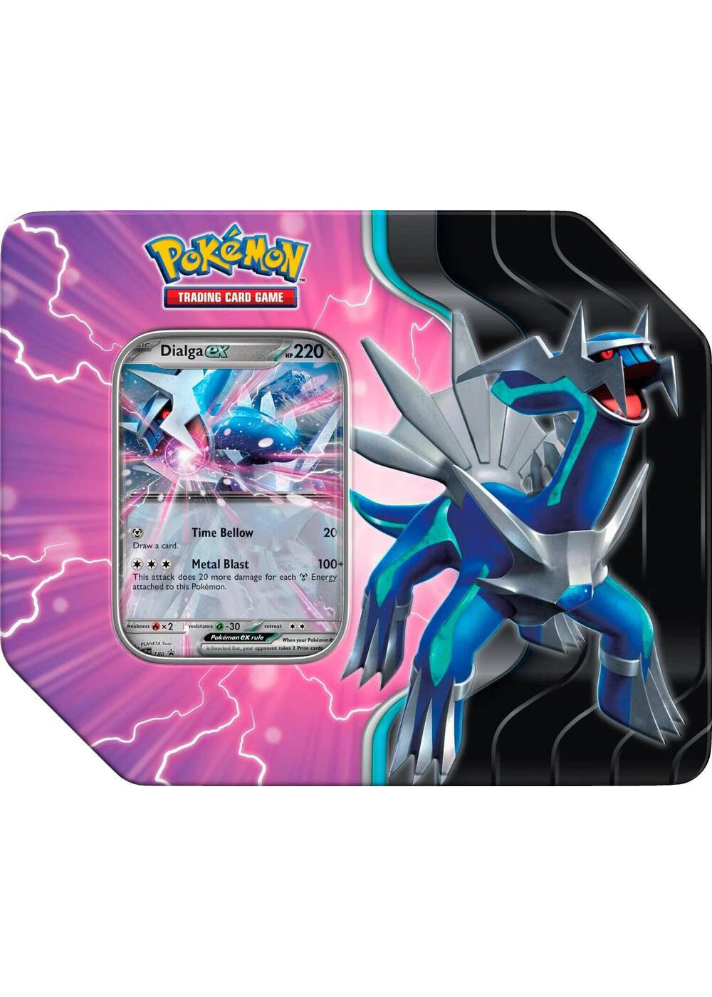 Pokémon TCG Azure Legends Dialga ex Tin