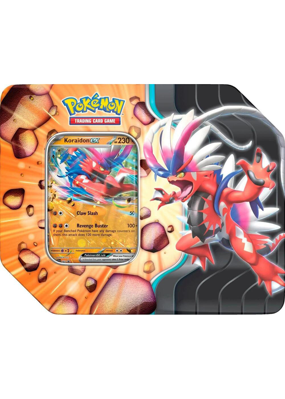 Pokémon TCG Slashing Legends Koraidon ex Tin