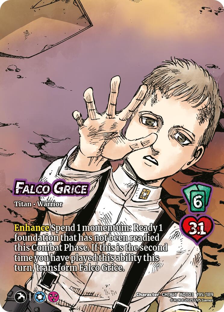 Falco Grice // Jaw Titan, Flying Form (Alternate Art)