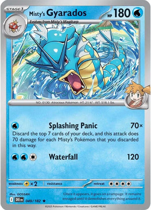 Misty's Gyarados - 049/182 (Non-holo)