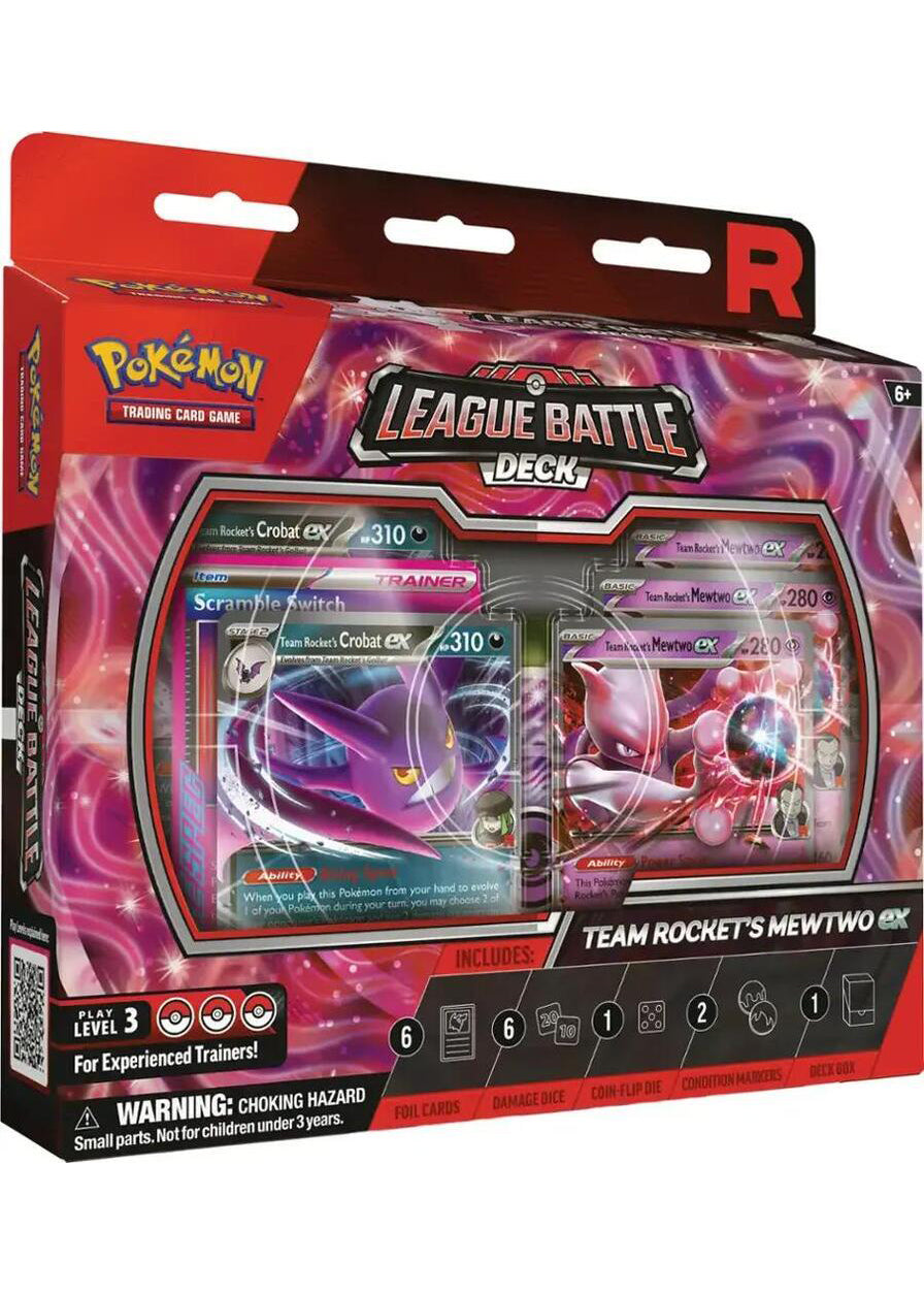 Pokémon TCG League Battle Deck Team Rocket's Mewtwo ex