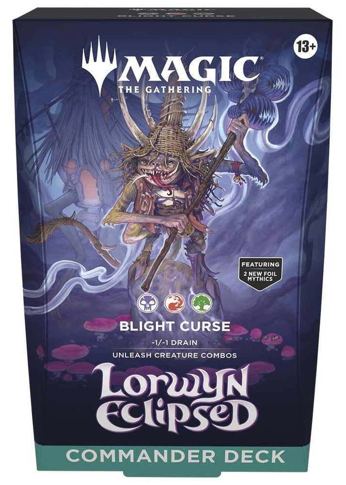 (Pre-Order January 23rd) MTG Lorwyn Eclipsed Commander Deck Blight Curse