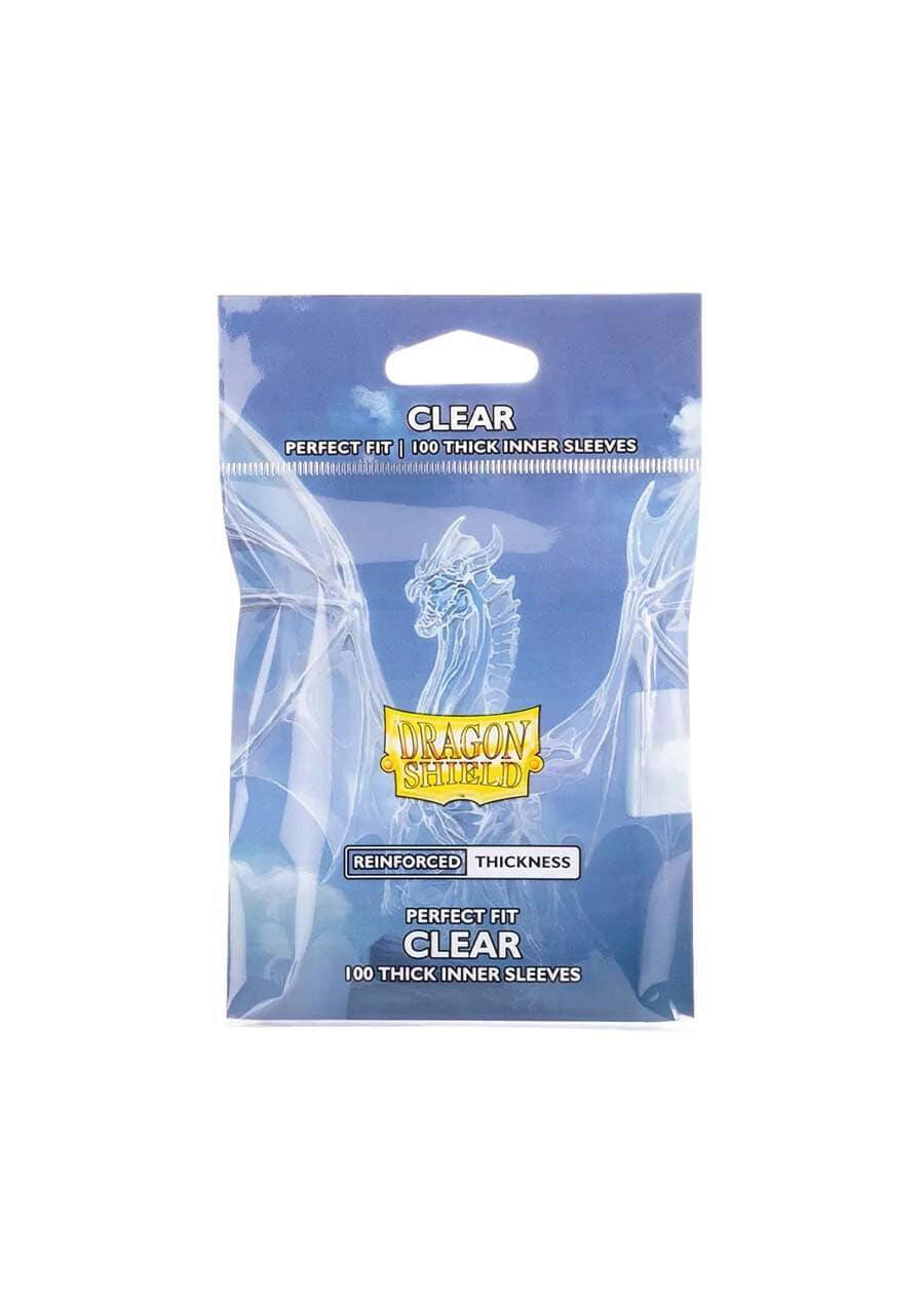 Dragon Shield Perfect Fit Thick Inner Sleeves Clear 100ct