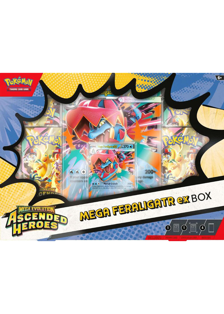 Pokémon TCG Mega Feraligatr ex Box