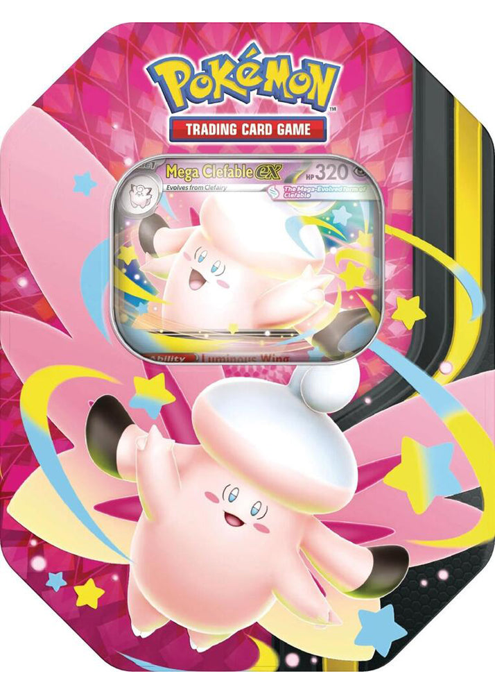 Pokémon TCG Mega Clefable ex Tin