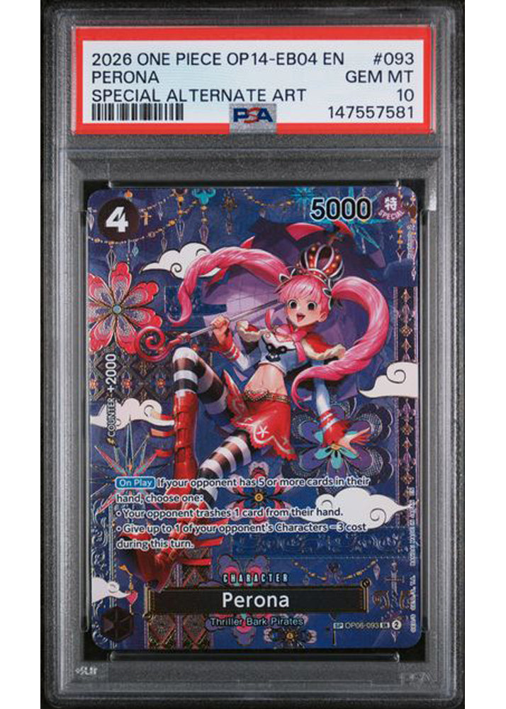 Perona - OP06-093 (SP) The Azure Sea's Seven PSA 10