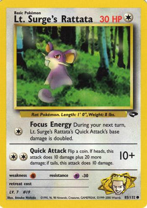 Lt. Surge's Rattata