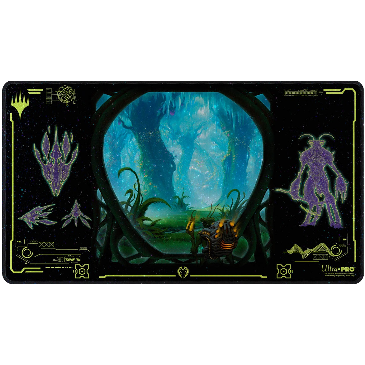 Ultra PRO MTG Edge of Eternities Green Holofoil Playmat