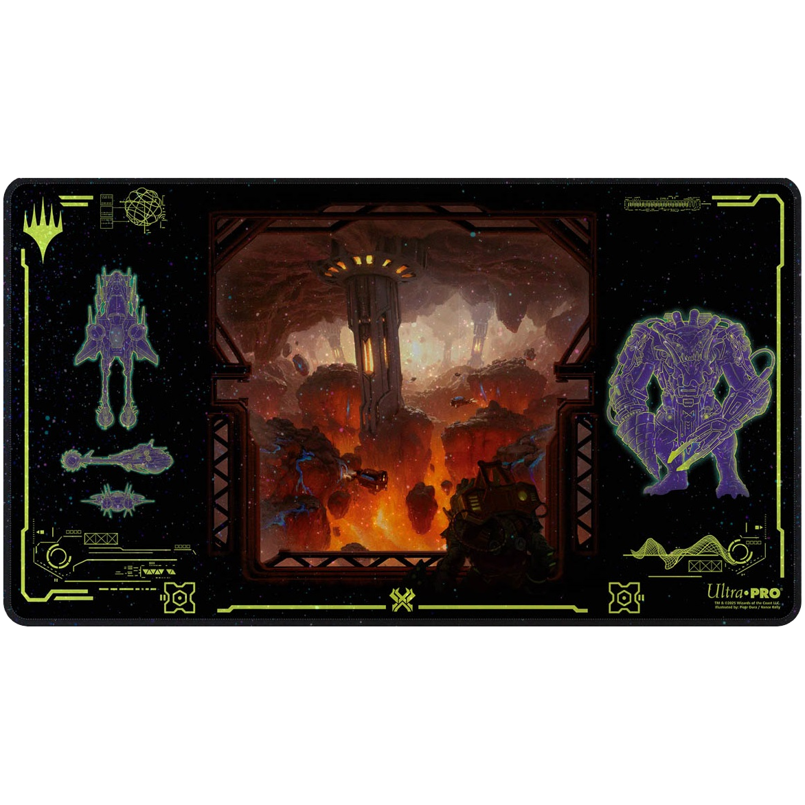 Ultra PRO MTG Edge of Eternities Red Holofoil Playmat