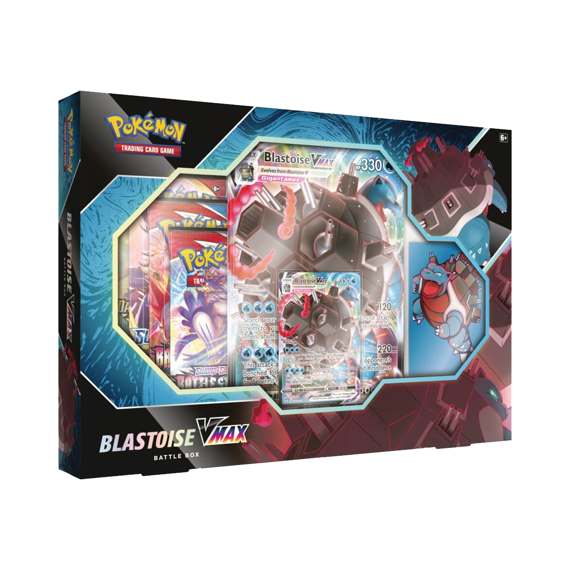 Pokémon TCG Blastoise VMAX Battle Box