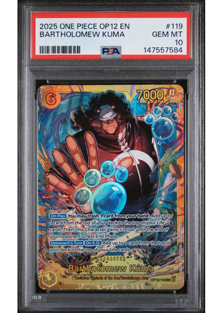 Bartholomew Kuma Legacy of the Master PSA 10