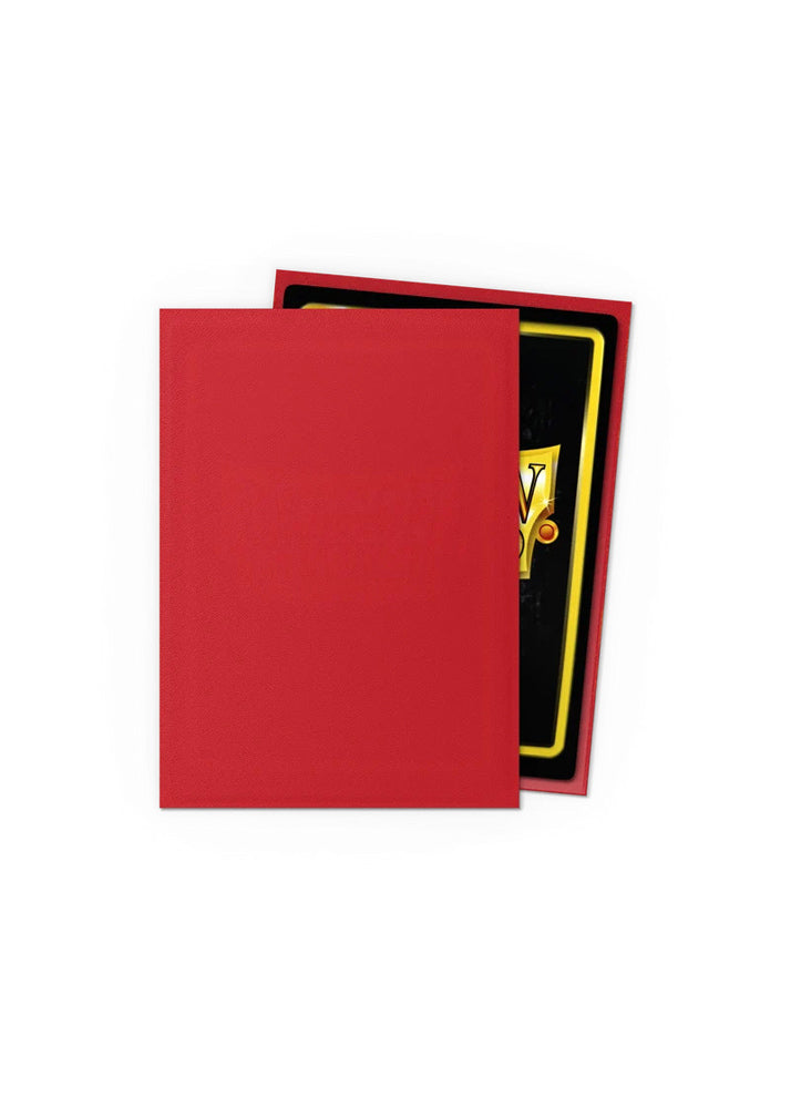 Dragon Shield Sleeves Matte Ruby 100ct