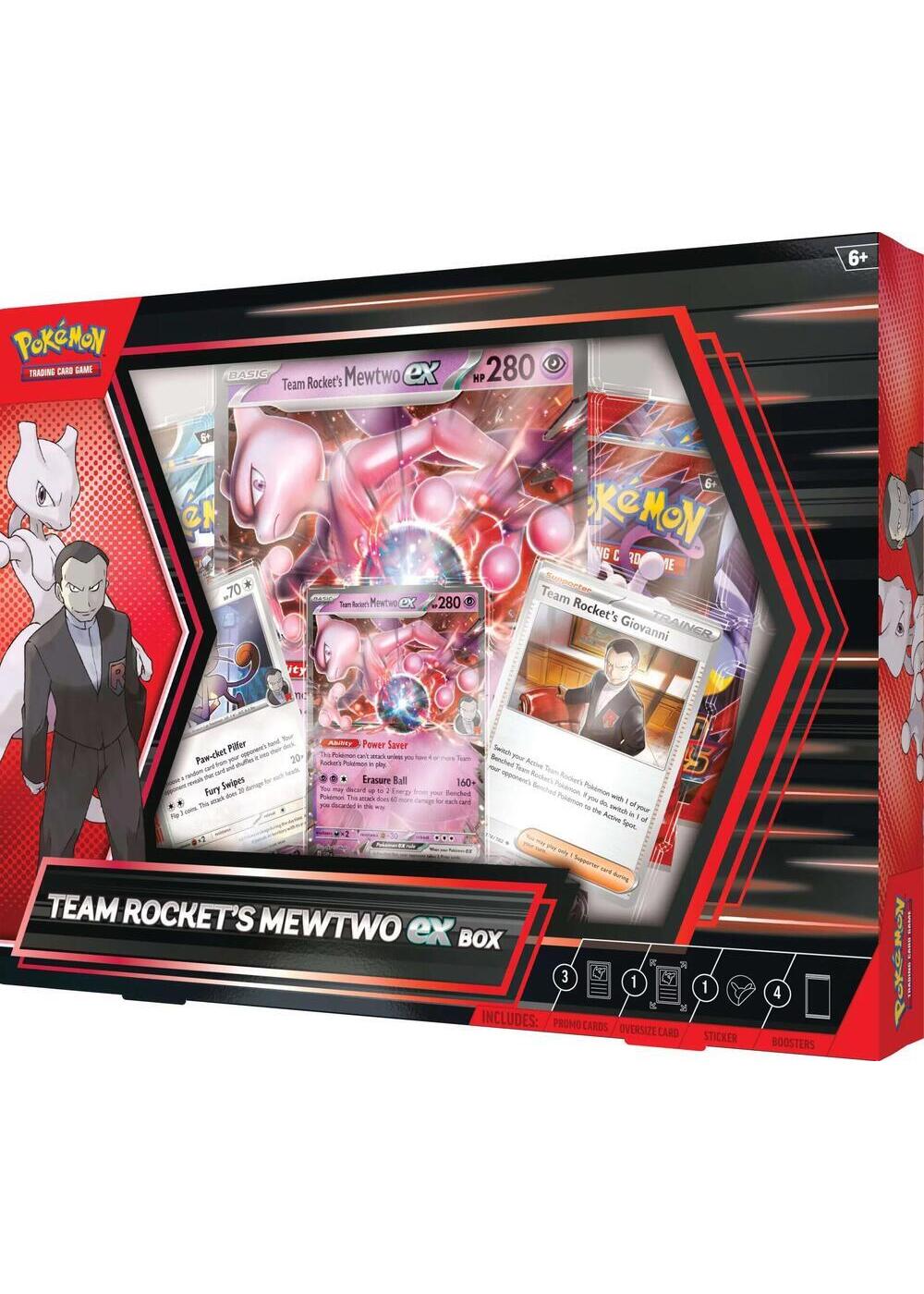 Pokémon TCG Team Rocket's Mewtwo ex Box