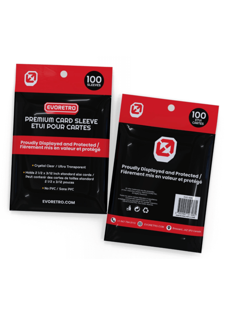 EVORETRO Card Sleeves for Pokemon or Sport Card Penny Sleeves