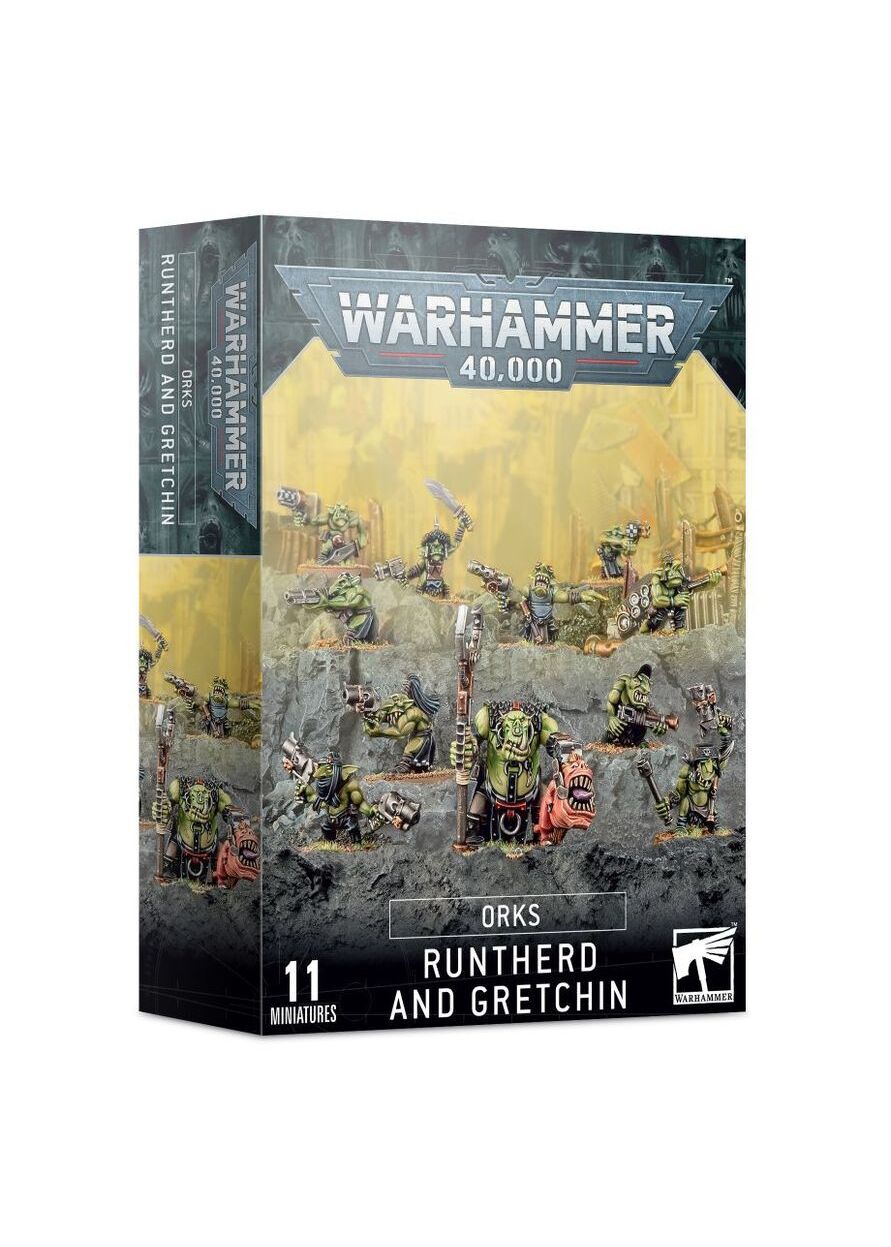Warhammer 40,000 Orks: Runtherd and Gretchin (50-16)
