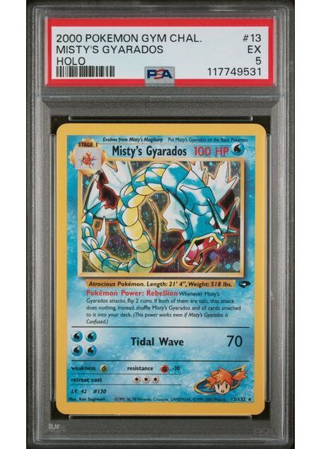 Misty's Gyarados (Gym Challenge) PSA 5