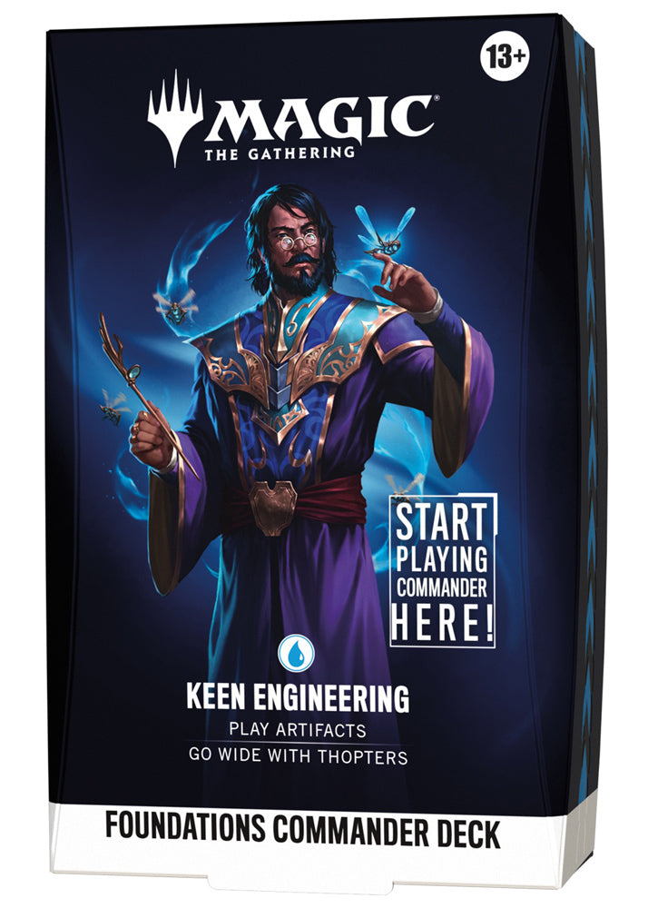 MTG Foundations Commander Deck Keen Engineering