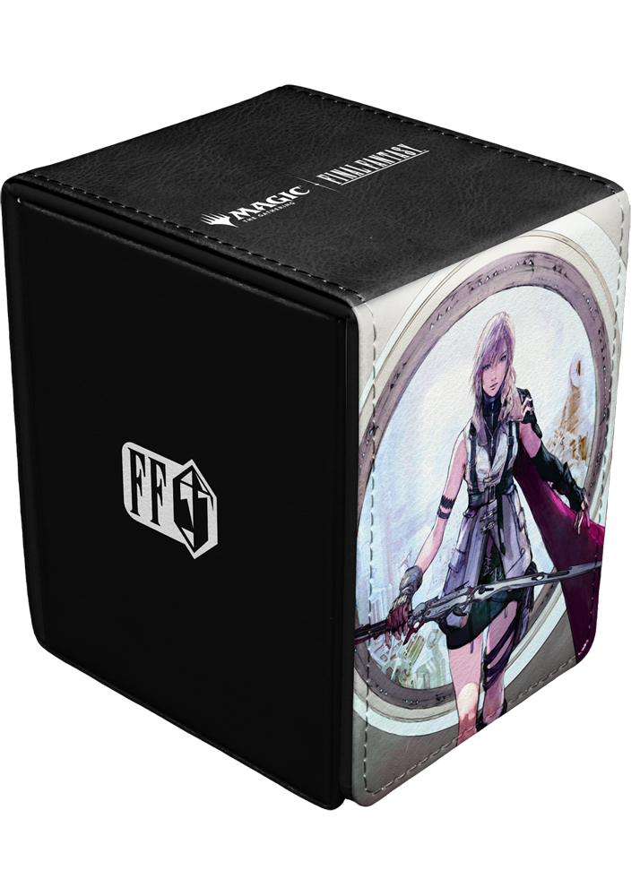 Ultra PRO Final Fantasy Lightning, Army of One Alcove Flip Deck Box 100+