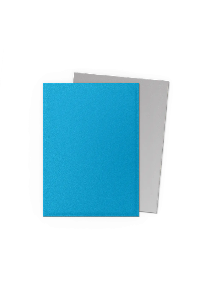 Dragon Shield Sleeves Dual Matte Sky Blue & Silver