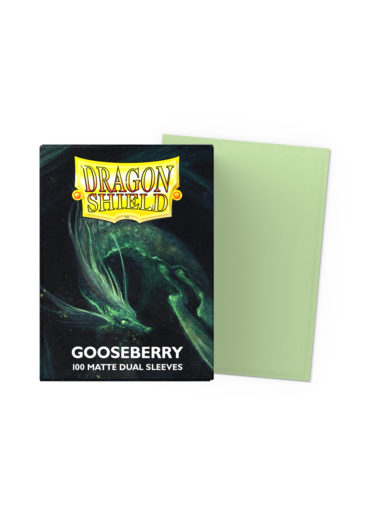 Dragon Shield Sleeves Dual Matte Pastels Gooseberry 100ct