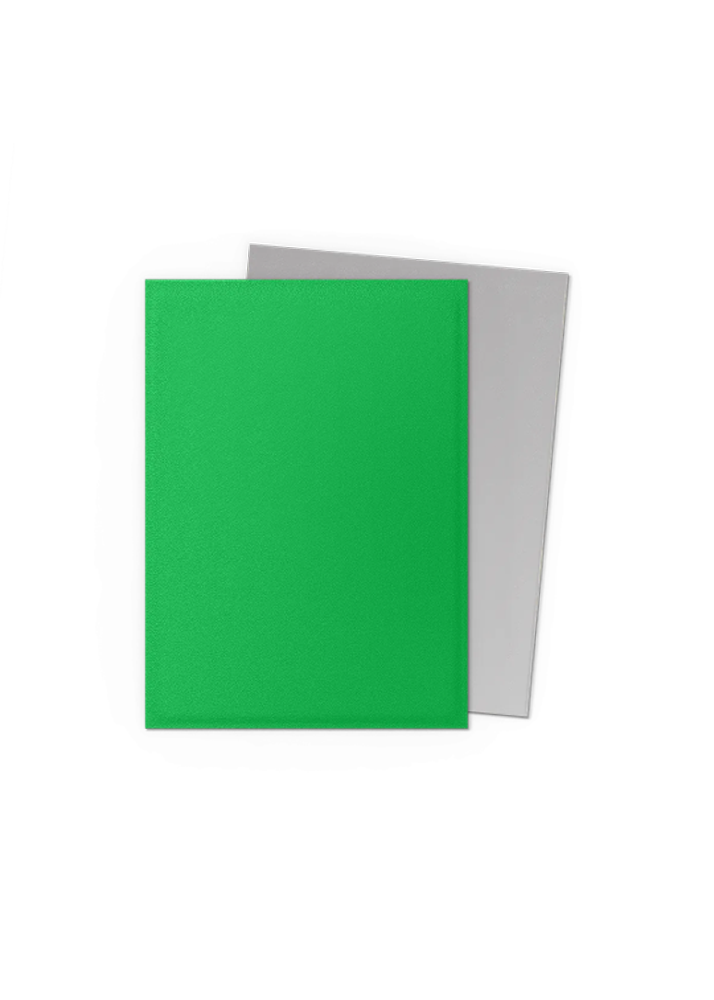 Dragon Shield Sleeves Dual Matte Apple Green & Silver