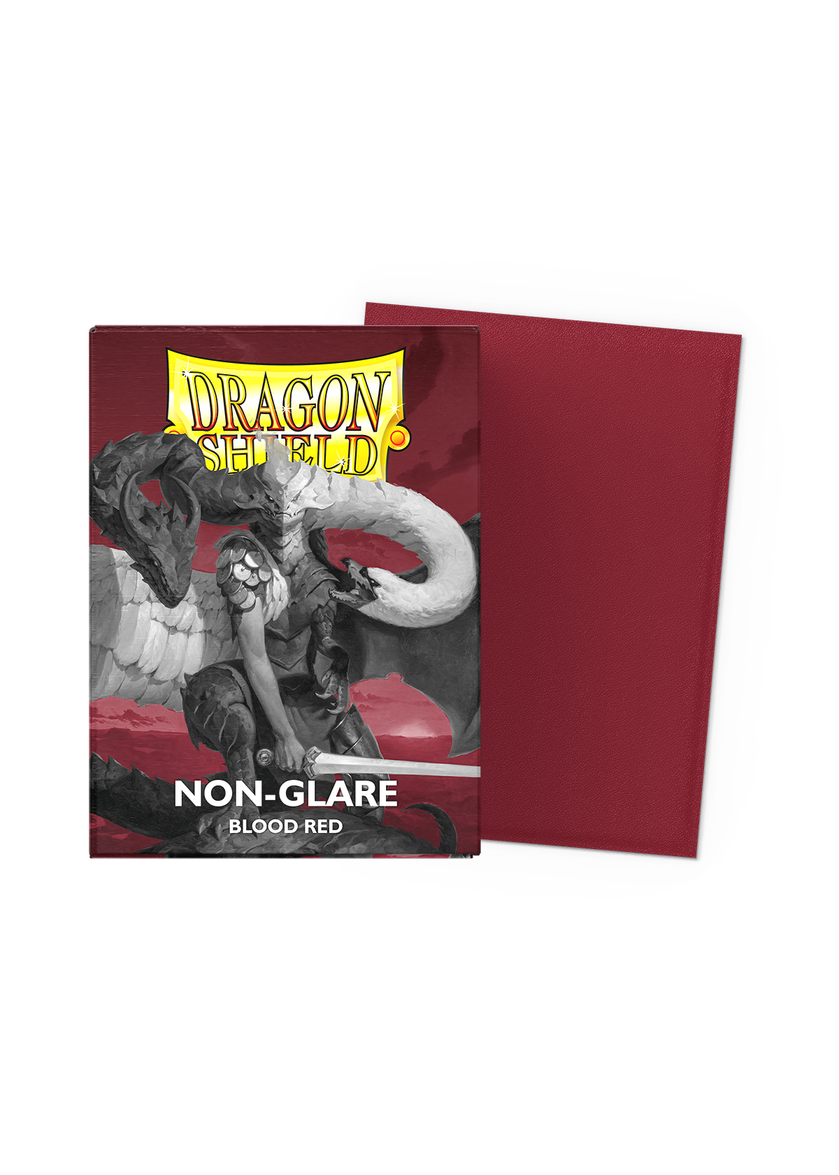 Dragon Shield Sleeves Non-Glare Matte Blood Red 100ct