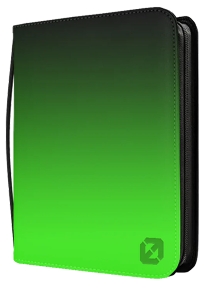 EVORETRO Shield+ Top Loader Binder 3x3 216 Card holder Neon Green