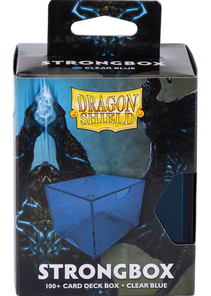 Dragon Shield Strongbox Clear Blue 100+