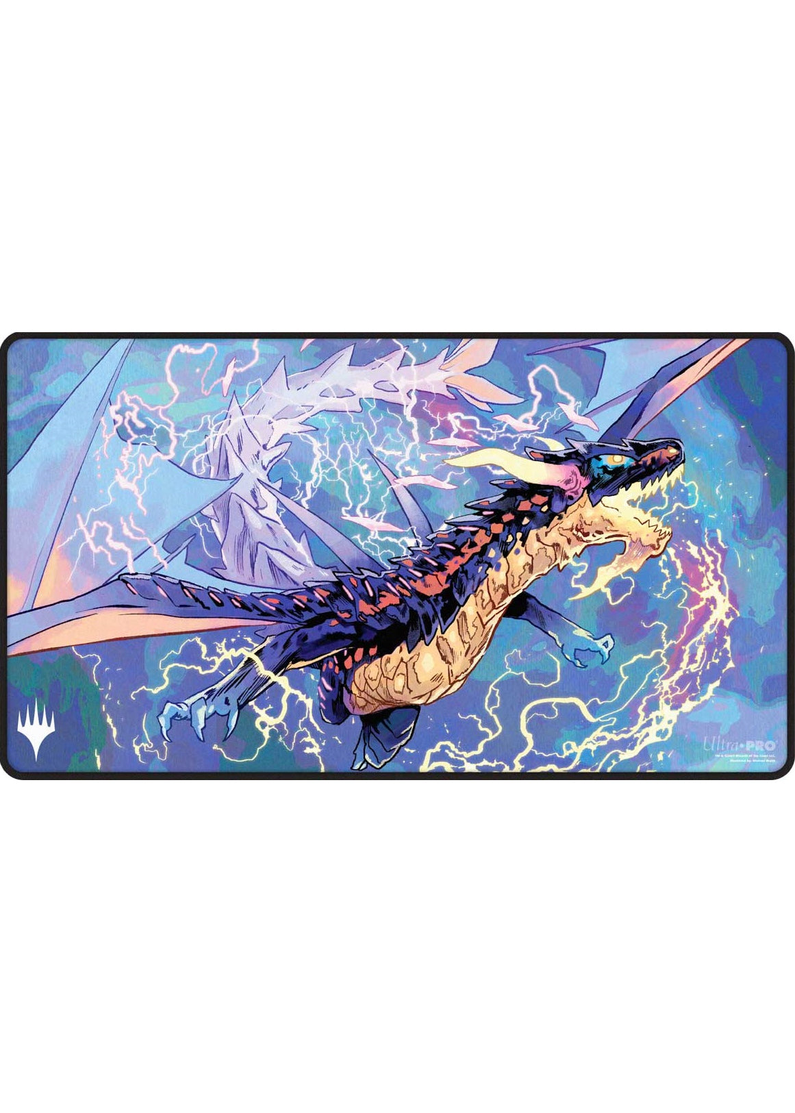 Ultra PRO MTG Tarkir Dragonstorm Mardu Black Stitched Playmat