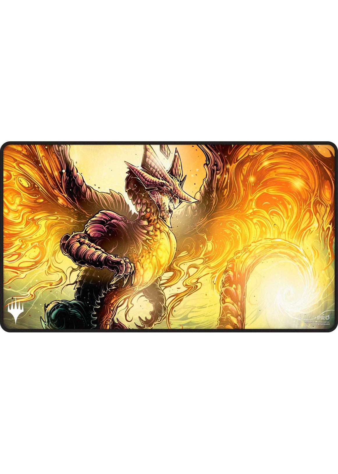 Ultra PRO MTG Tarkir Dragonstorm Abzan Black Stitched Playmat