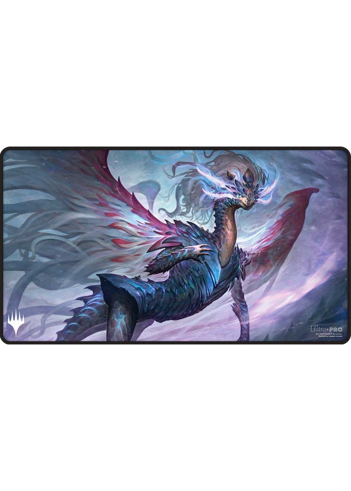 Ultra PRO MTG Tarkir Dragonstorm Jeskai Black Stitched Playmat